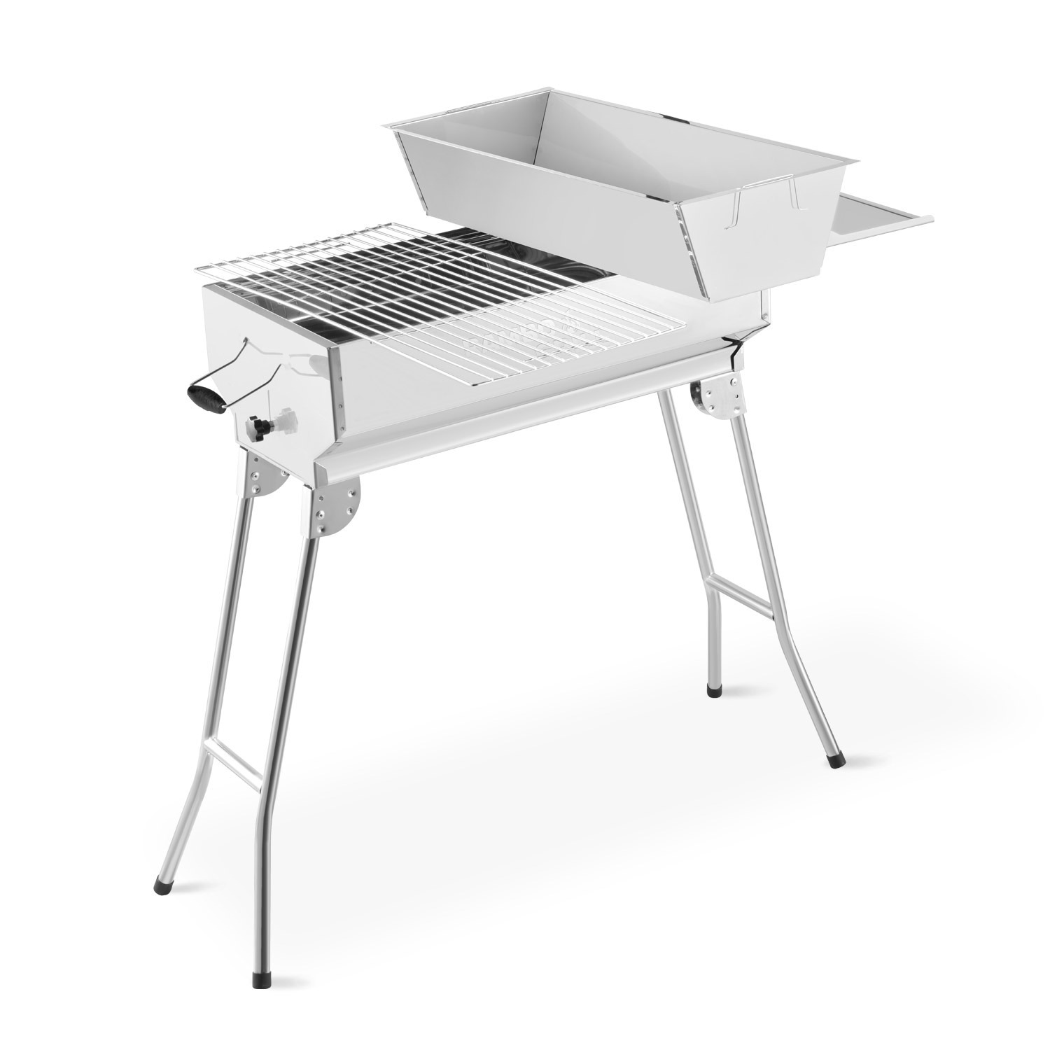 Rambo Grill Argos - hochwertiger Holzkohlegrill aus Edelstahl