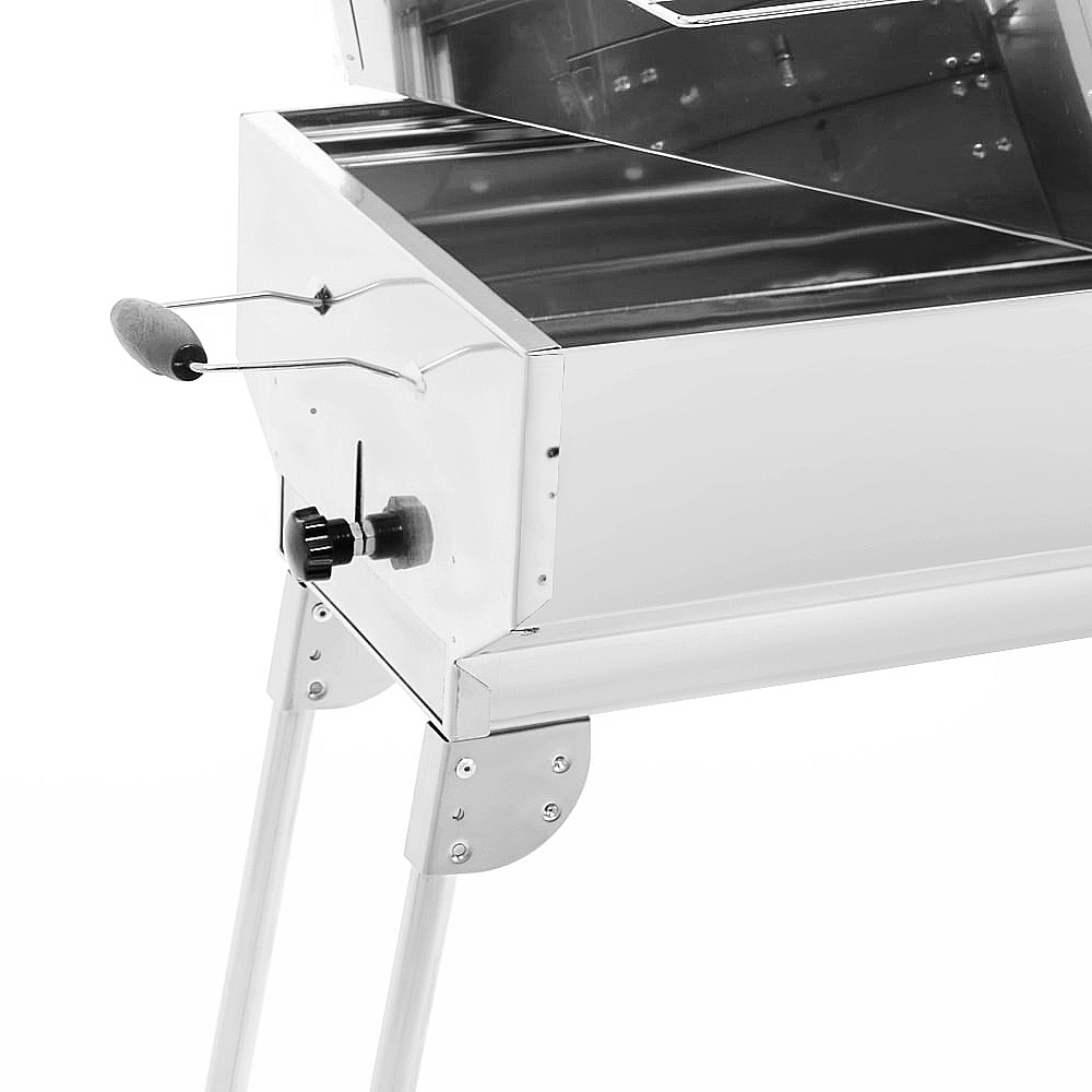 Rambo Grill Argos - hochwertiger Holzkohlegrill aus Edelstahl